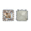 Golden Shadow Princess Square Shape High-Quality Glass Sew-on Nest Hollow Claw Rhinestones WholesaleRhinestone
