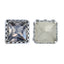 Satin Princess Square Shape High-Quality Glass Sew-on Nest Hollow Claw Rhinestones WholesaleRhinestone