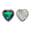 Volcano Maxi Heart Shape High-Quality Glass Sew-on Nest Hollow Claw Rhinestones WholesaleRhinestone