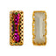 Volcano Princess Baguette Shape High-Quality Glass Sew-on Nest Hollow Claw Rhinestones WholesaleRhinestone