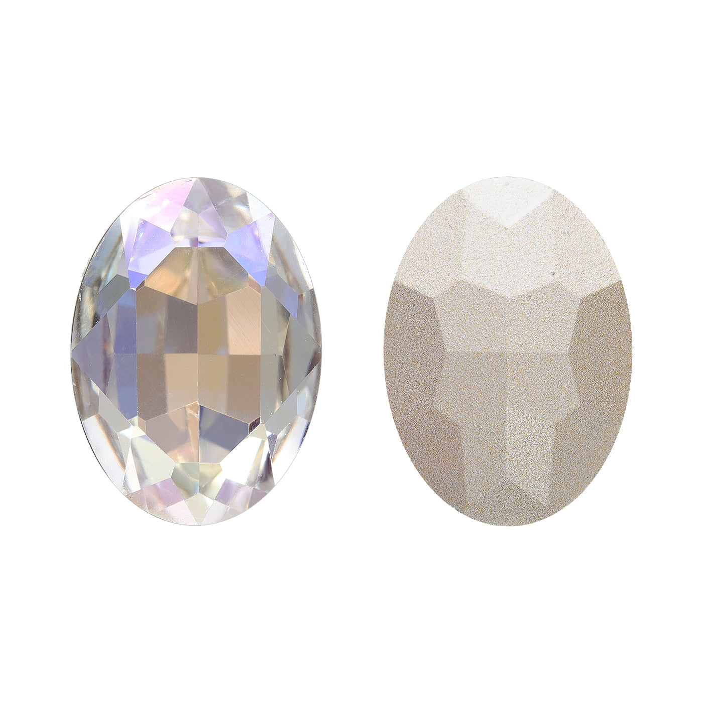Moonlight Oval Shape High Quality Glass Pointed Back Fancy Rhinestones WholesaleRhinestone