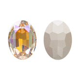 Paradise Shine Oval Shape High Quality Glass Pointed Back Fancy Rhinestones WholesaleRhinestone