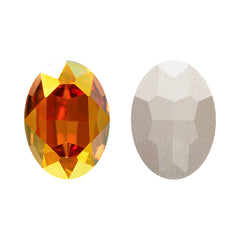 Astral Pink Oval Shape High Quality Glass Pointed Back Fancy Rhinestones WholesaleRhinestone