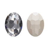 Black Diamond Oval Shape High Quality Glass Pointed Back Fancy Rhinestones WholesaleRhinestone