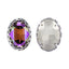 Ghost Light Oval Shape High-Quality Glass Sew-on Nest Hollow Claw Rhinestones WholesaleRhinestone