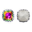 Volcano Cushion Square Shape High-Quality Glass Sew-on Nest Hollow Claw Rhinestones WholesaleRhinestone