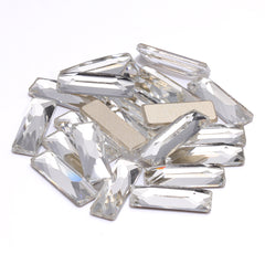 Crystal Cosmic Baguette Shape High Quality Glass Beveled Flat Back Rhinestones WholesaleRhinestone