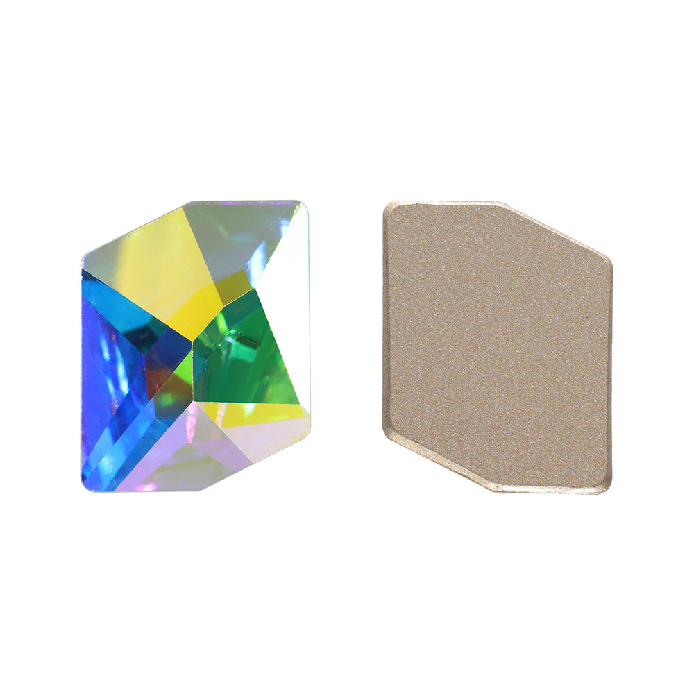 Crystal AB Cosmic Shape High Quality Glass Beveled Flat Back Rhinestones WholesaleRhinestone