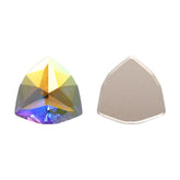 Crystal AB Trilliant Shape High Quality Glass Beveled Flat Back Rhinestones WholesaleRhinestone