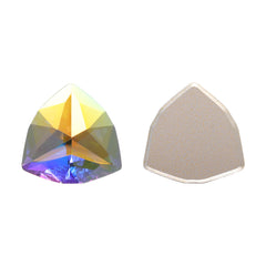 Crystal AB Trilliant Shape High Quality Glass Beveled Flat Back Rhinestones WholesaleRhinestone