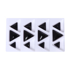 Mixed Sizes Jet Triangle Shape High Quality Glass Sew-on Rhinestones WholesaleRhinestone