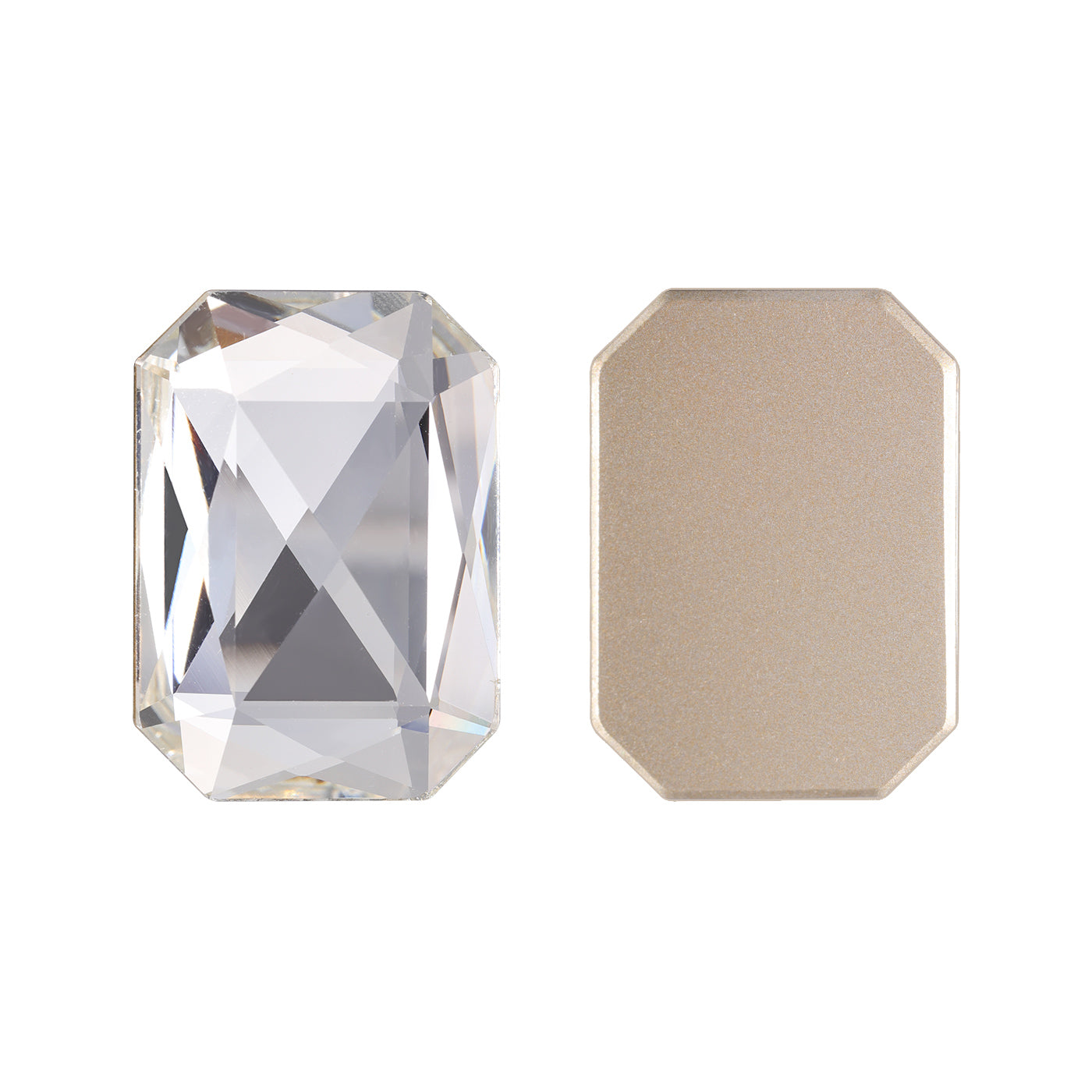Crystal Octagon Shape High Quality Glass Beveled Flat Back Rhinestones WholesaleRhinestone