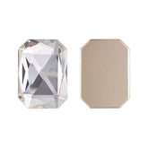 Crystal Octagon Shape High Quality Glass Beveled Flat Back Rhinestones WholesaleRhinestone