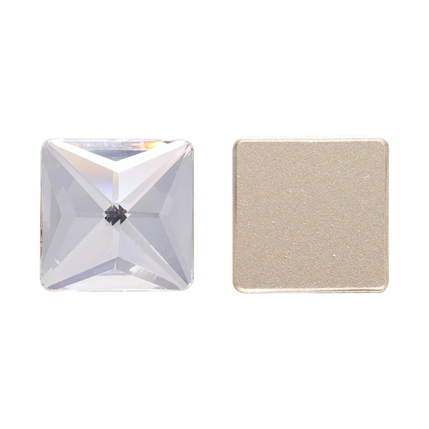 Crystal Square Shape High Quality Glass Beveled Flat Back Rhinestones WholesaleRhinestone