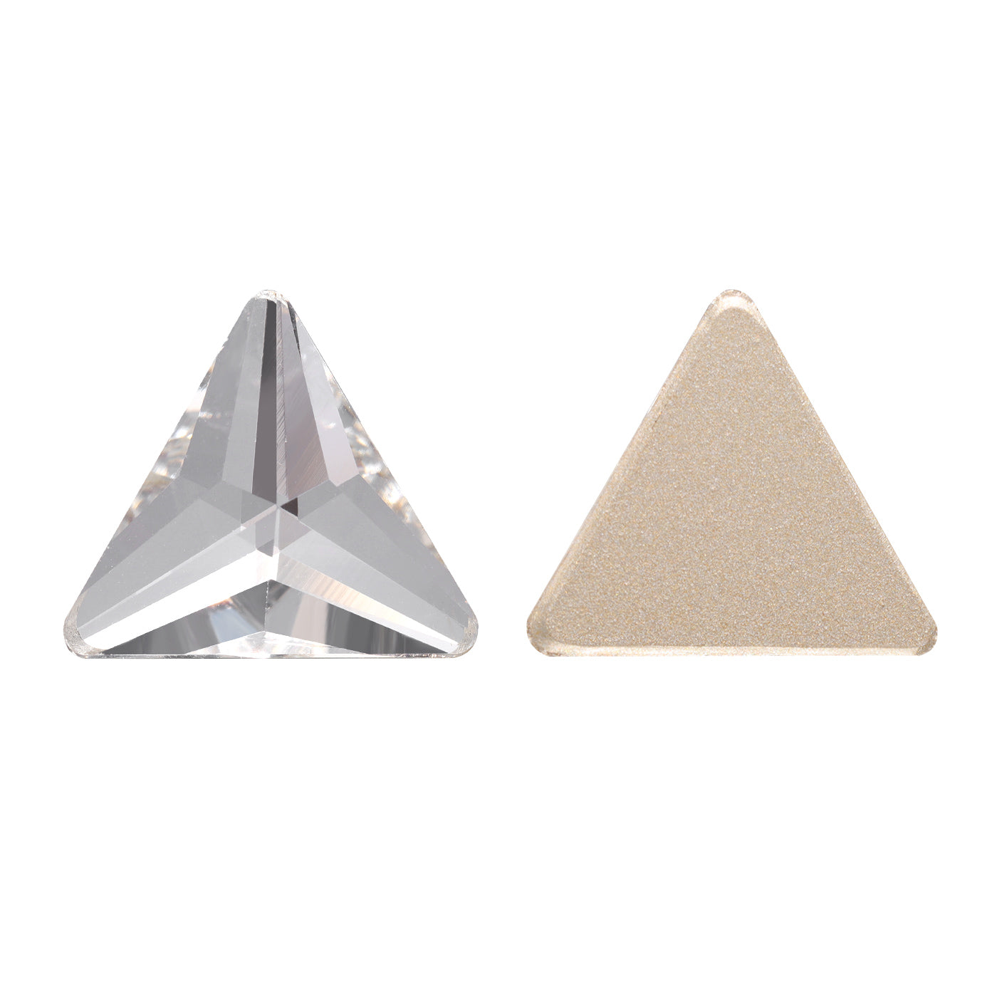 Crystal Rivoli Triangle Shape High Quality Glass Beveled Flat Back Rhinestones WholesaleRhinestone