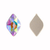 Crystal AB Lemon Shape High Quality Glass Beveled Flat Back Rhinestones WholesaleRhinestone
