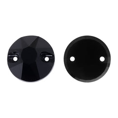 Crystal AB Xirius Round Forme de haute qualité en verre coudre des strass