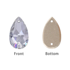 Mixed Sizes Crystal Drop Shape High Quality Glass Sew-on Rhinestones WholesaleRhinestone