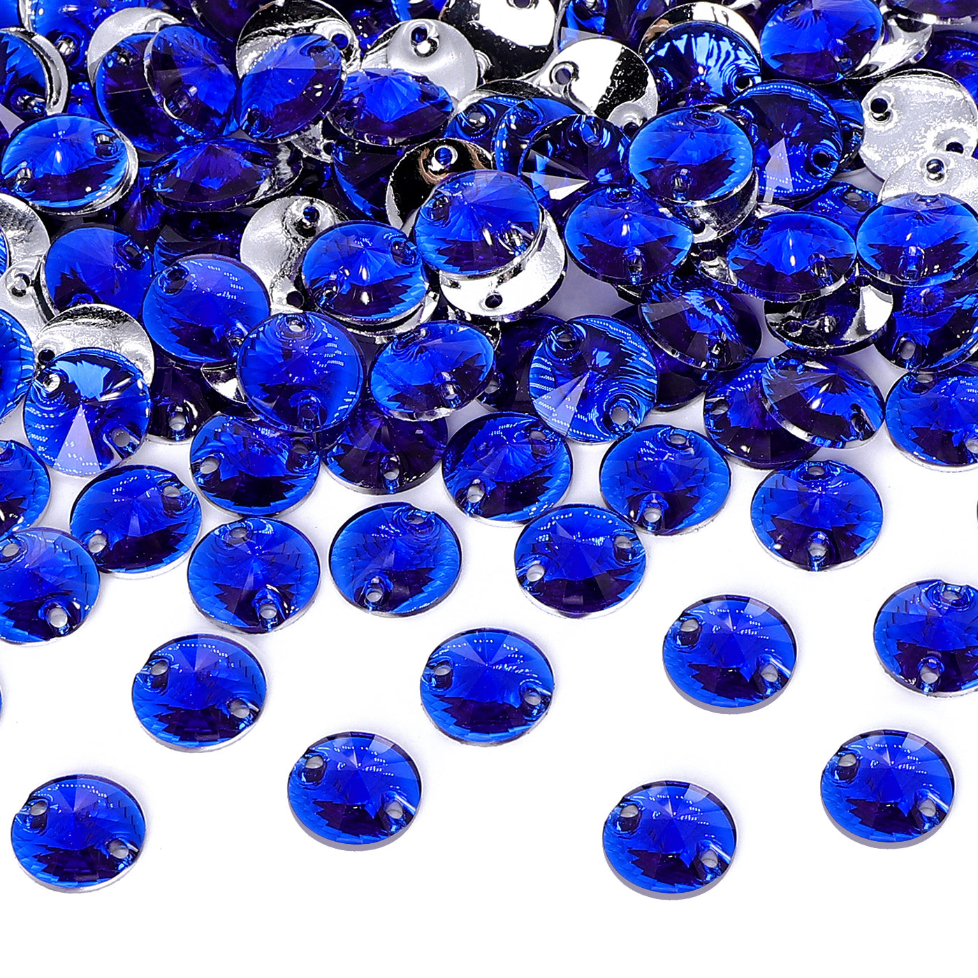 Rivoli Sapphire Resin Sew-on Rhinestones For Dance Costume WholesaleRhinestone