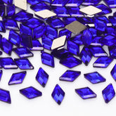 Rhombus Shape Sapphire Flat Back Fancy Rhinestones WholesaleRhinestone