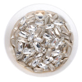 Crystal Elongated Imperial Shape Glass Pointed Back Fancy Rhinestones WholesaleRhinestone