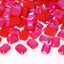 Octagon Shape Mocha Red Flat Back Fancy Rhinestones WholesaleRhinestone