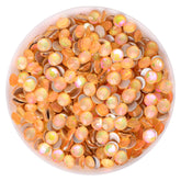 Crystal Sunlight Glass FlatBack Rhinestones Silver Back WholesaleRhinestone