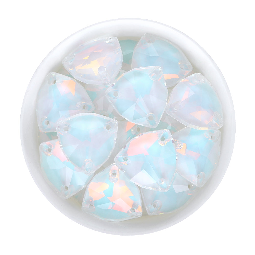 Crystal AM Trilliant Shape High Quality Glass Sew-on Rhinestones WholesaleRhinestone