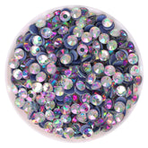 Glitter Pink Glass HotFix Rhinestones WholesaleRhinestone