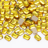 Octagon Shape Citrine Flat Back Fancy Rhinestones WholesaleRhinestone