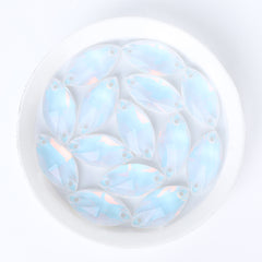 Crystal AM Navette Shape High Quality Glass Sew-on Rhinestones WholesaleRhinestone
