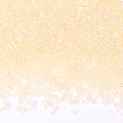 Transparent Color Lined Ivory Hight Quality Glass Cylinder Seed Beads 1.6 MM Size DJS5002 WholesaleRhinestone