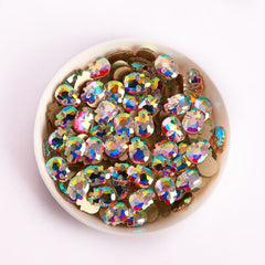 Skull Shape Crystal AB Flat Back Fancy Rhinestones WholesaleRhinestone