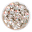 Cognac White Snowflake Shape Glass Pointed Back Fancy Rhinestones WholesaleRhinestone