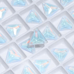 Crystal AM Triangle Shape High Quality Glass Sew-on Rhinestones WholesaleRhinestone