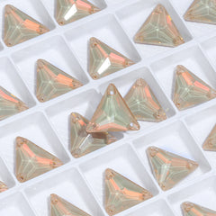 Silk AM Triangle Shape High Quality Glass Sew-on Rhinestones WholesaleRhinestone