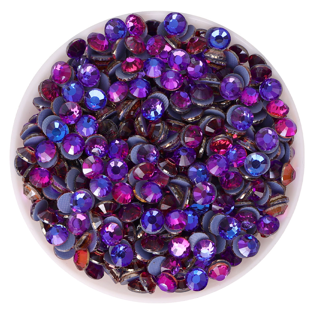 Purple Majesty Glass HotFix Rhinestones WholesaleRhinestone