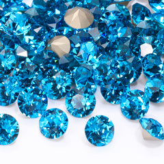 Aquamarine XIRIUS Chaton Shape High Quality Glass Pointed Back Fancy Rhinestones WholesaleRhinestone