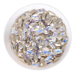 Moonlight Elongated Imperial Shape Glass Pointed Back Fancy Rhinestones WholesaleRhinestone