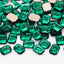 Octagon Shape Dark Green Flat Back Fancy Rhinestones WholesaleRhinestone