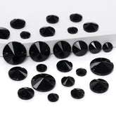 Mixed Sizes Jet Rivoli Shape High Quality Glass Sew-on Rhinestones WholesaleRhinestone