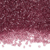 Transparent Light Purple Color Hight Quality Glass Cylinder Seed Beads 1.6 MM Size BS1024 WholesaleRhinestone