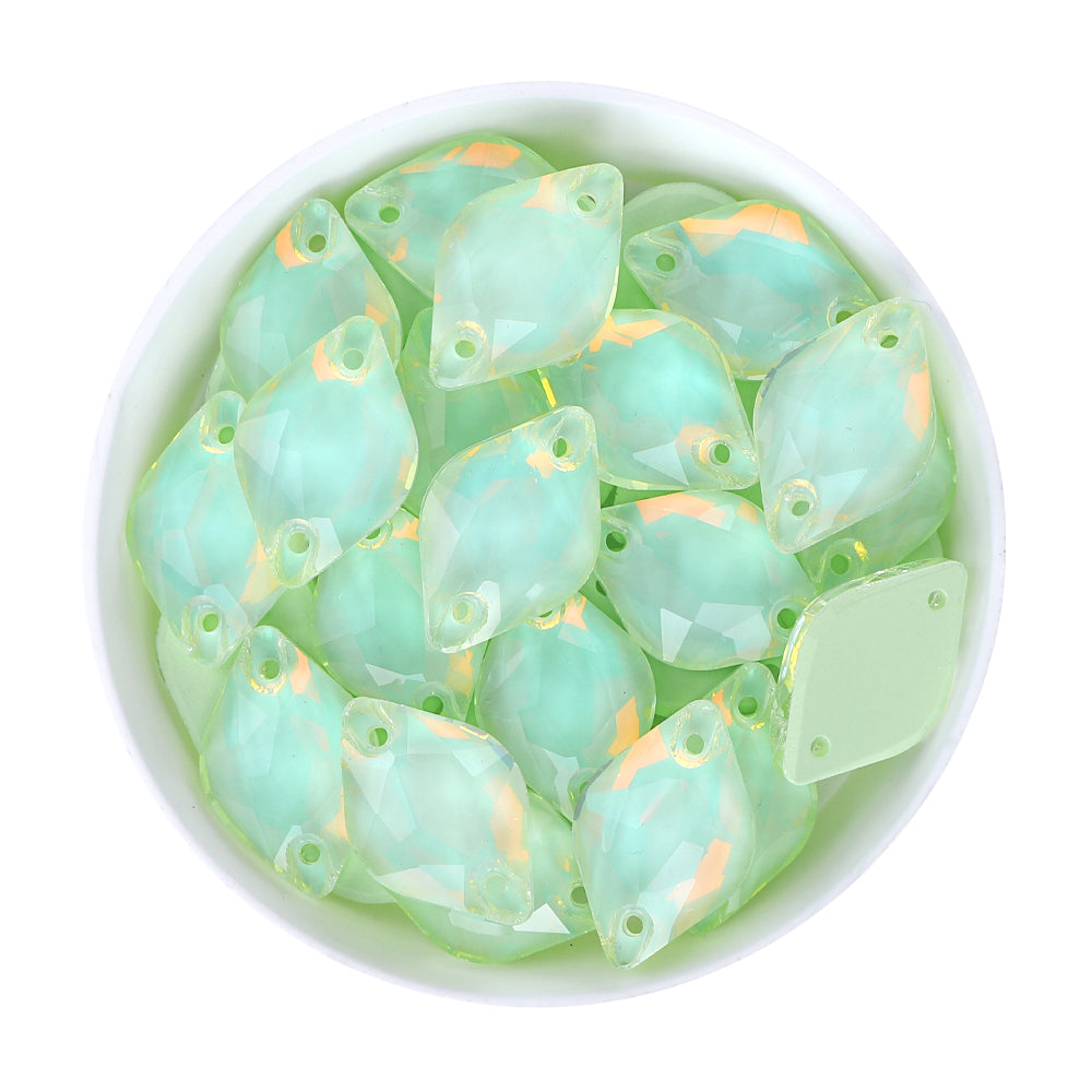 Light Azore AM Lemon Shape High Quality Glass Sew-on Rhinestones WholesaleRhinestone