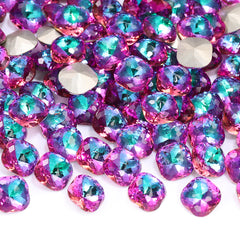 Heliotrope Dome Cushion Square Shape High Quality Glass Pointed Back Fancy Rhinestones WholesaleRhinestone