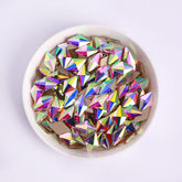 Rhombus Shape Crystal AB Flat Back Fancy Rhinestones WholesaleRhinestone