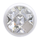 Silver Shade Square Shape High Quality Glass Sew-on Rhinestones WholesaleRhinestone