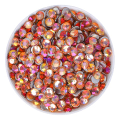 Champagne Light Glass FlatBack Rhinestones Silver Back WholesaleRhinestone