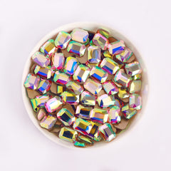 Octagon Shape Crystal AB Flat Back Fancy Rhinestones WholesaleRhinestone