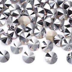 Comet Argent Light Rivoli Shape High Quality Glass Pointed Back Fancy Rhinestones WholesaleRhinestone