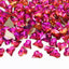 Oblique Heart Shape Purple Volcano Flat Back Fancy Rhinestones WholesaleRhinestone
